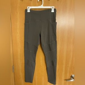 Athleta Olive Green Moto Leggings